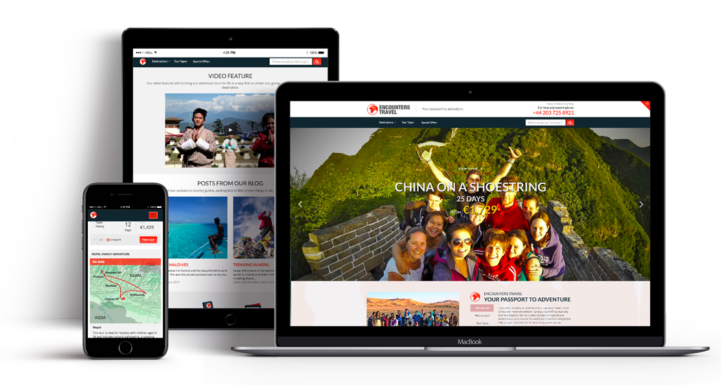 Encounters Travel Website Encounters Travel Website
