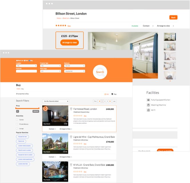 A Modern Estate Agent Website