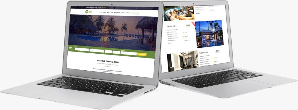 Creation of hotel websites with online booking system