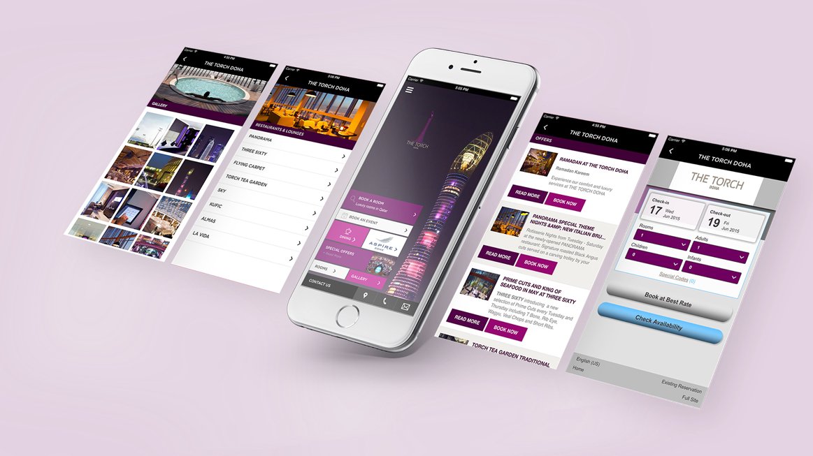 The Torch Doha Website Design